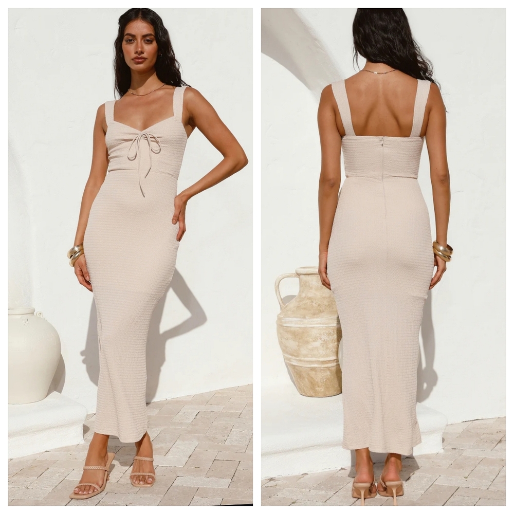 Simple maxi tank dress